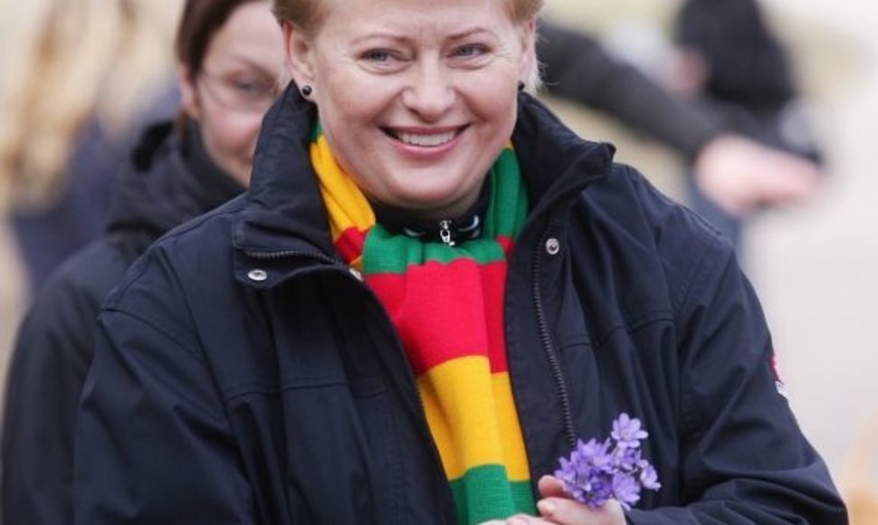 Akcijoje „Darom 2011“ dalyvauja ir prezidentė Dalia Grybauskaitė. 