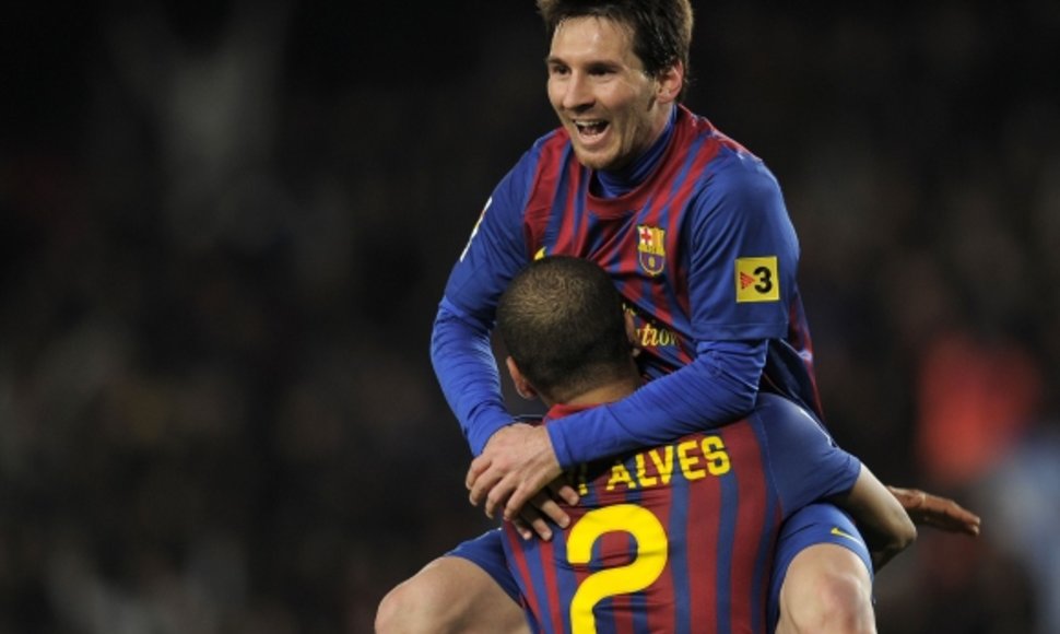 Lionelis Messi pelnė du įvarčius.