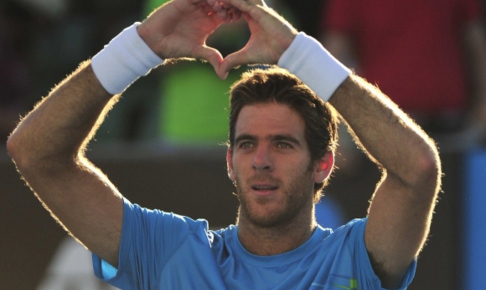 Juano Martino del Potro gestas po pergalės