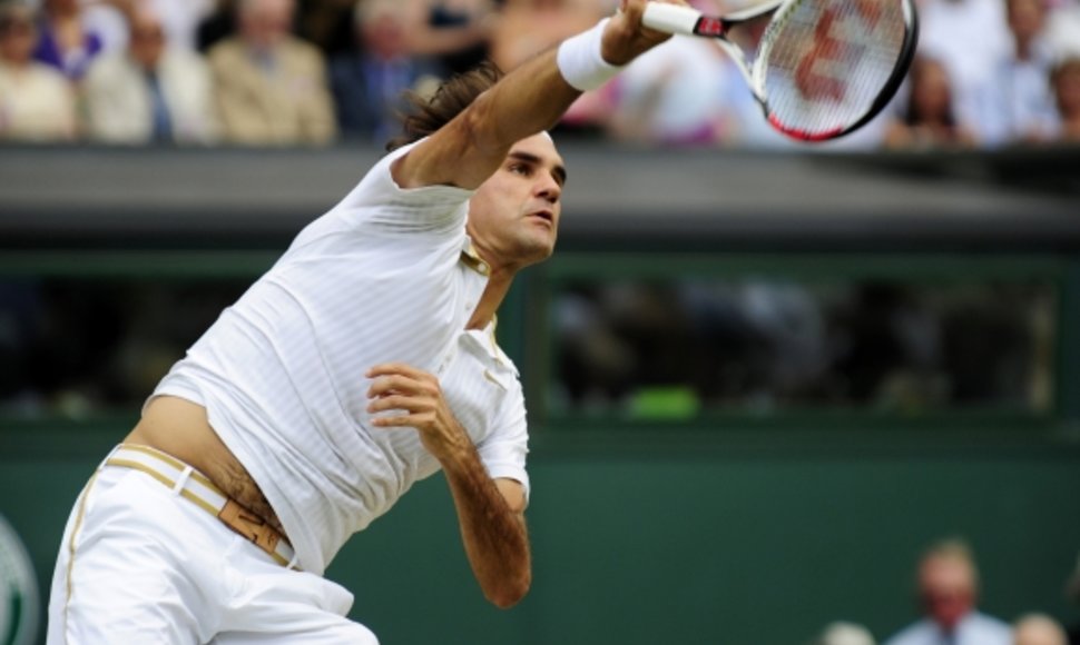 Vimbldono aštuntfinalyje R.Federeris nukovė atvirojo Prancūzijos teniso čempionato finalininką R.Soderlingą.