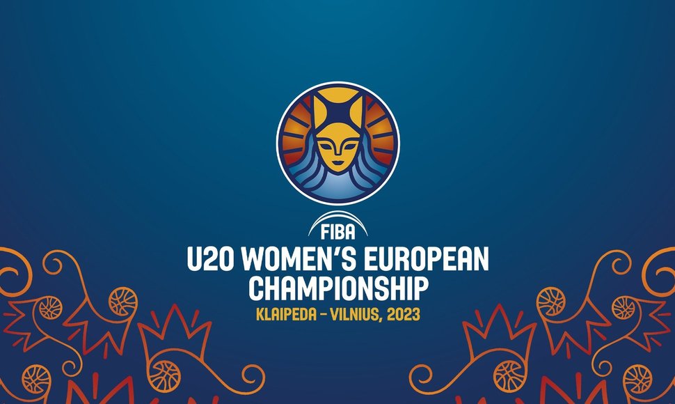 Europos merginų U20 čempionato Lietuvoje logotipas