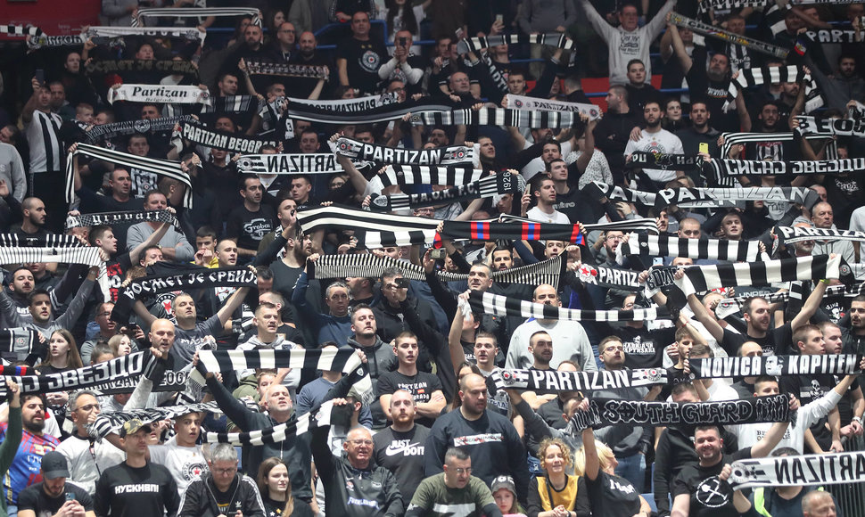 „Partizan“ klubo sirgaliai Belgrado „Štark“ arenoje