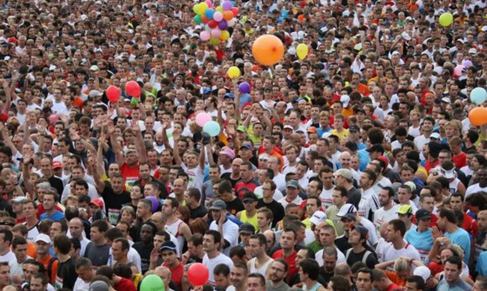 Tradiciniame Detroito maratone dalyvavo per 19 tūkst. bėgikų