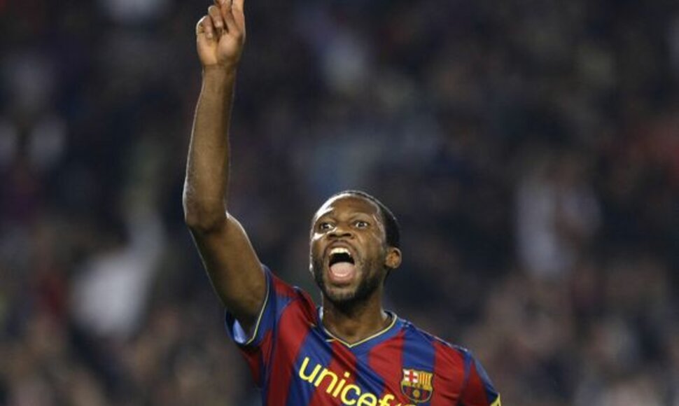 Net tris įvarčius nugalėtojams pelnė „Barcelona“ legionierius iš Malio S.Keita