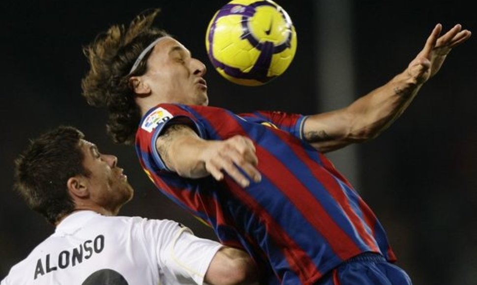 Rungtynių didvyriu tapo „Barcelona“ legionierius iš Švedijos Z.Ibrahimovičius