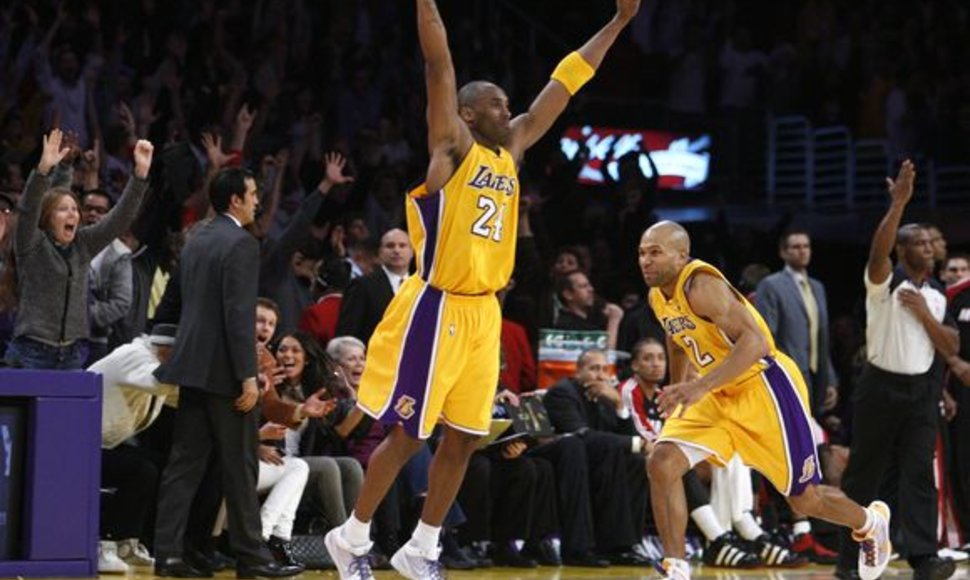 K.Bryantas išplėšė pergalę „Lakers“