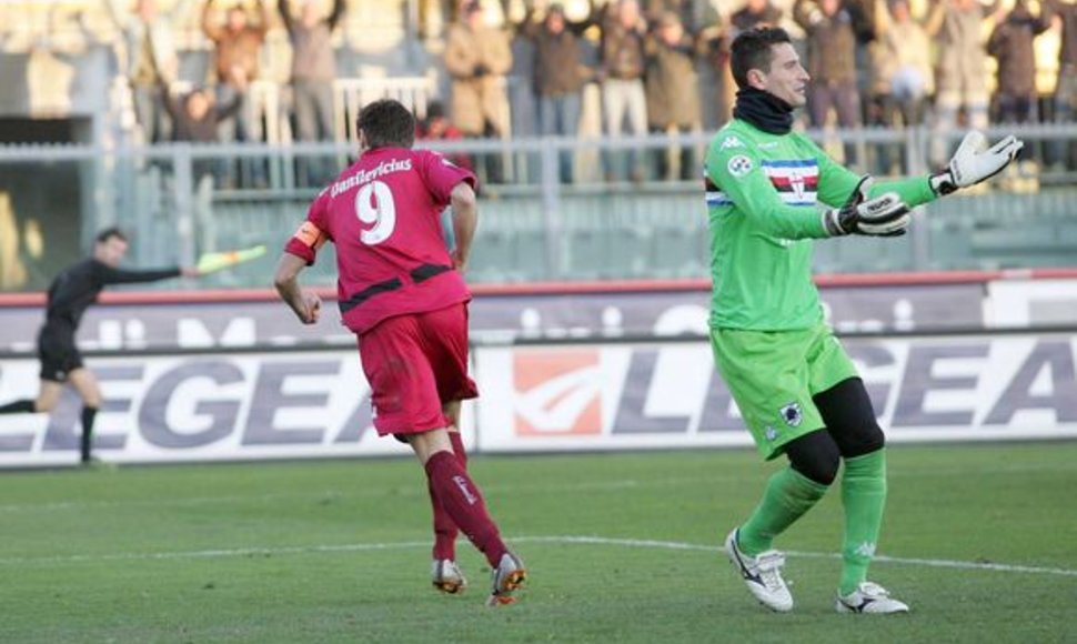T.Danilevičius antrą kartą iš eilės tapo „Sampdoria“ ekipos žudiku