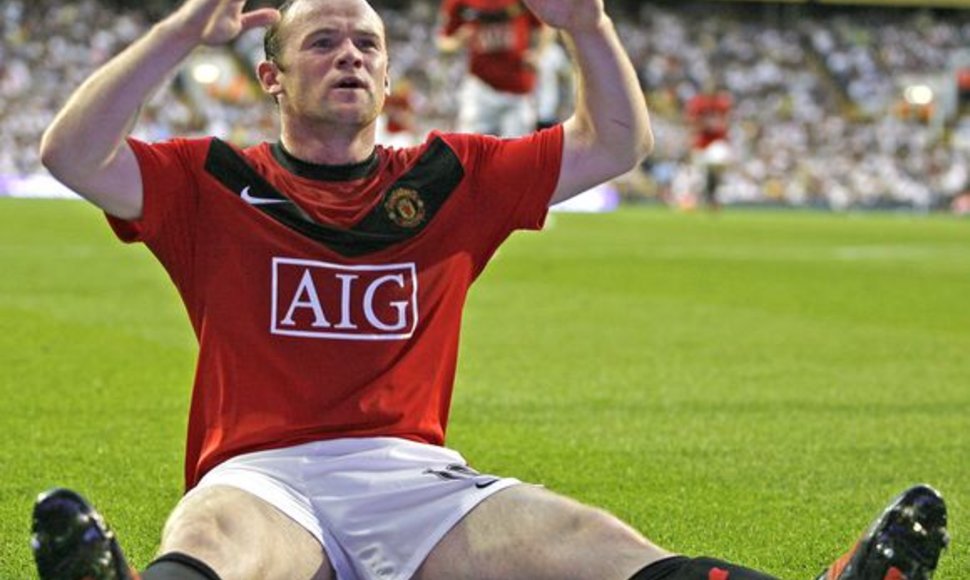 W.Rooney per 24 šiame sezone „Premier“ lygoje sužaistas rungtynes jau pelnė 21 įvartį