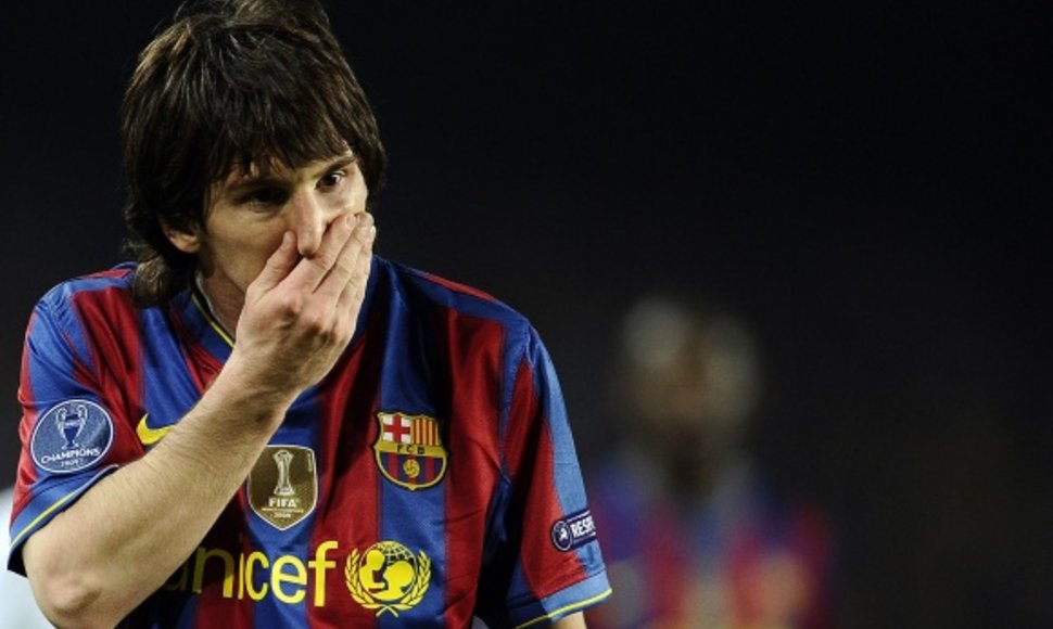 Lionelis Messi po mačo neslėpė apmaudo