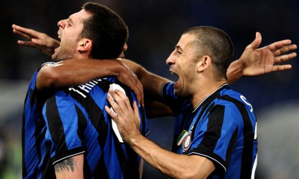 „Inter“ futbolininkų džiaugsmas