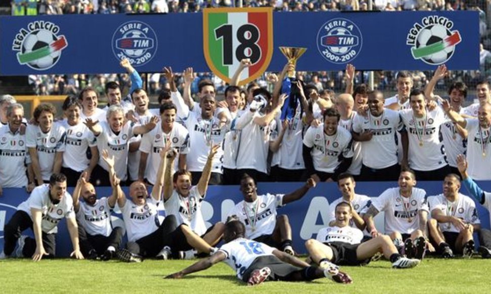 „Inter“ Italijos čempionais tapo penktą kartą iš eilės