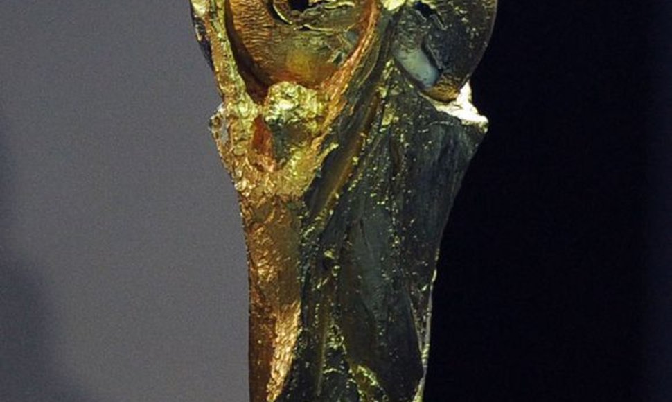 FIFA skelbia, jog originali pasaulio čempionų taurė sveria 6 kg