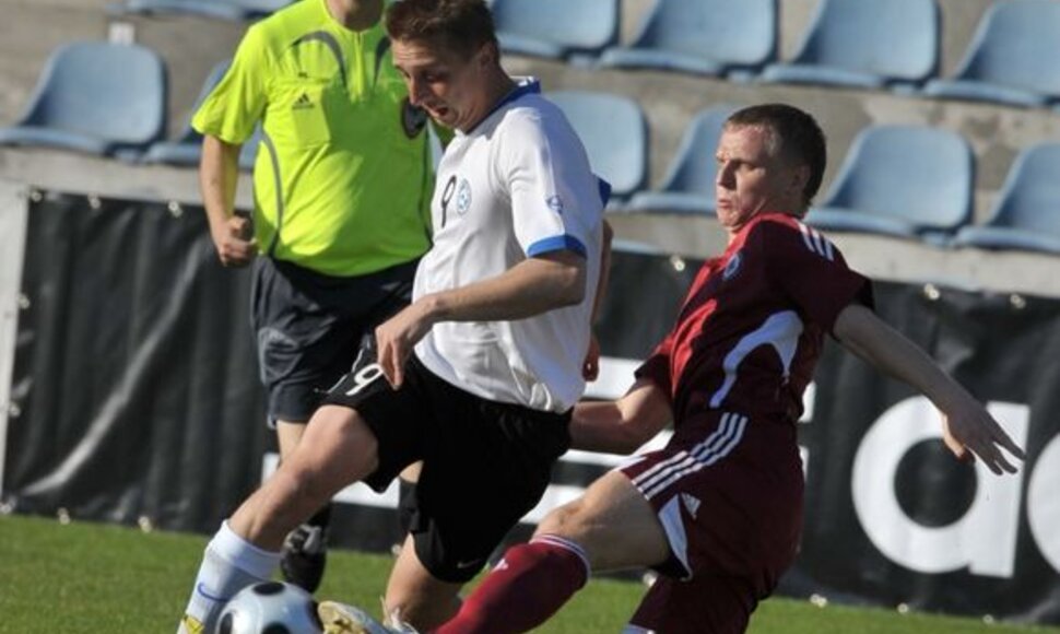 Su Estijos (balt. apr.) ir Latvijos (raud. apr.) futbolo rinktinėmis Lietuva jėgas išbandys 53–ąjį kartą istorijoje