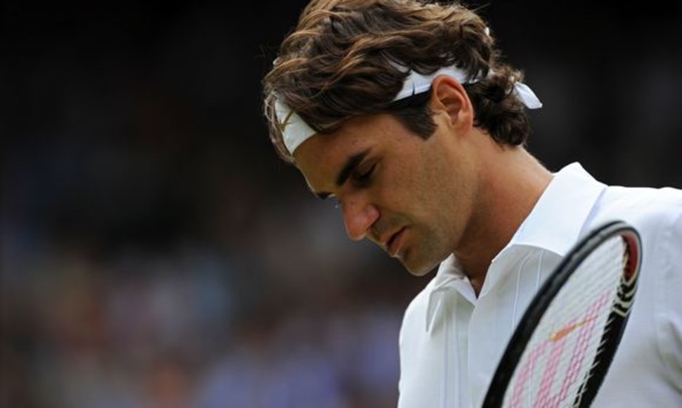 R.Federeriui nepavyko apginti pernai iškovotos Vimbldono karūnos