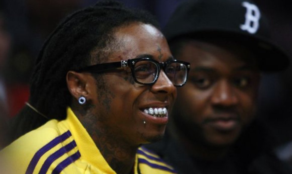 Reperis Lilas Wayne'as NBA finale laukia „Heat“ ir „Lakers“ mūšio