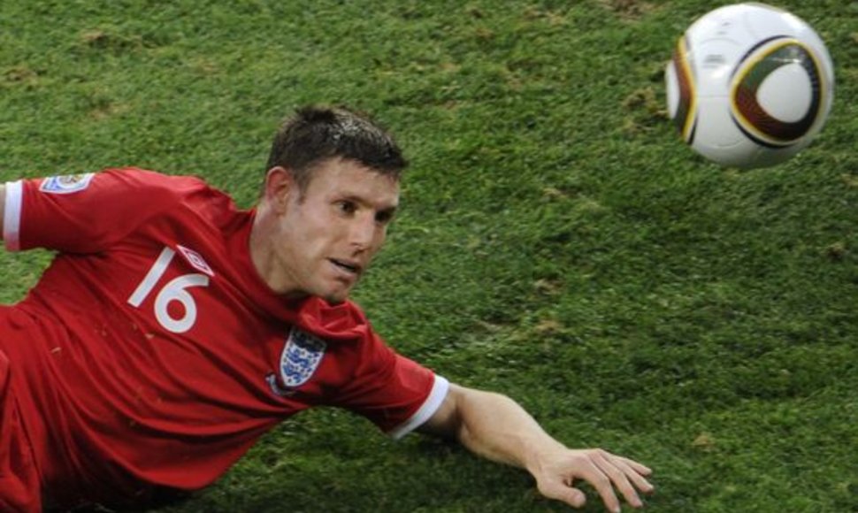 J.Milneris buvo nesėkmingai šią vasarą pasaulio futbolo čempionate PAR pasirodžiusios Anglijos rinktinės narys