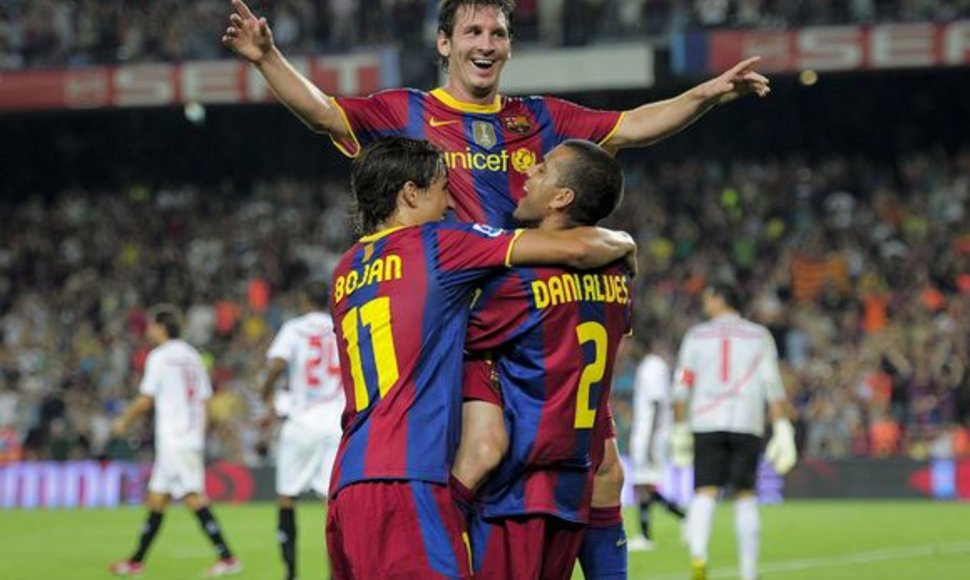 L.Messi nugalėtojiems pelnė tris įvarčius