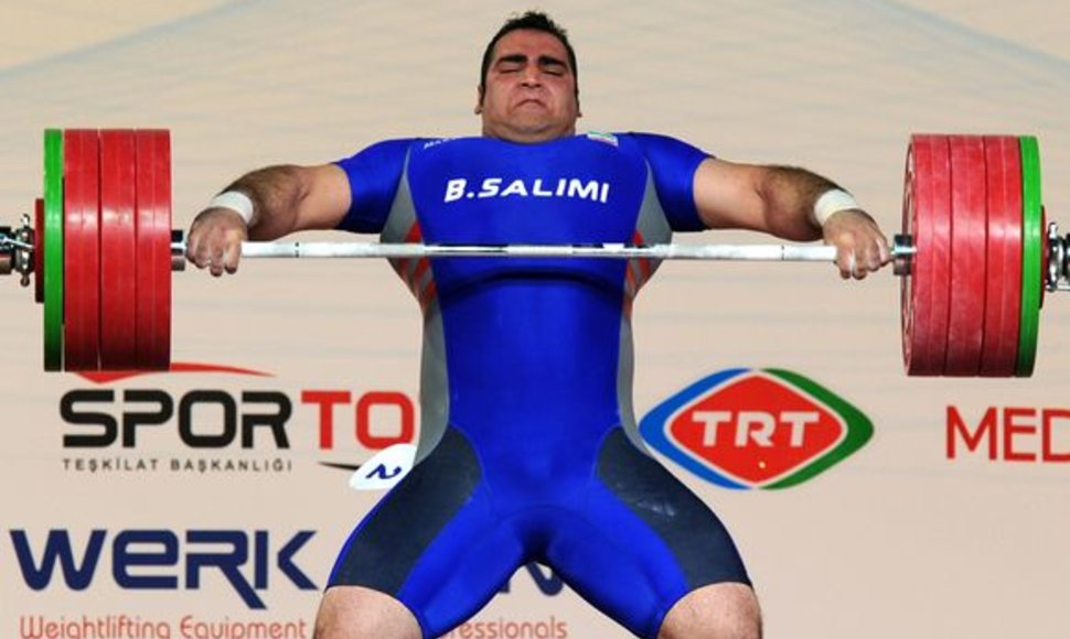 Sunkiausioje svorio kategorijoje (per 105 kg) pasaulio čempionu tapo B.Salimikordasiabis