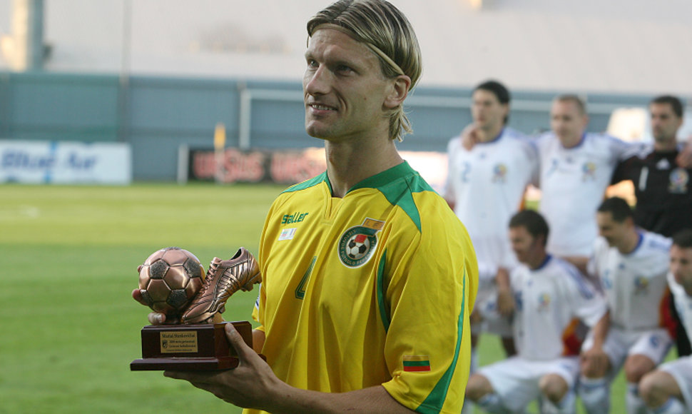 2009 metais geriausiu Lietuvos futbolininku išrinktas Marius Stankevičius