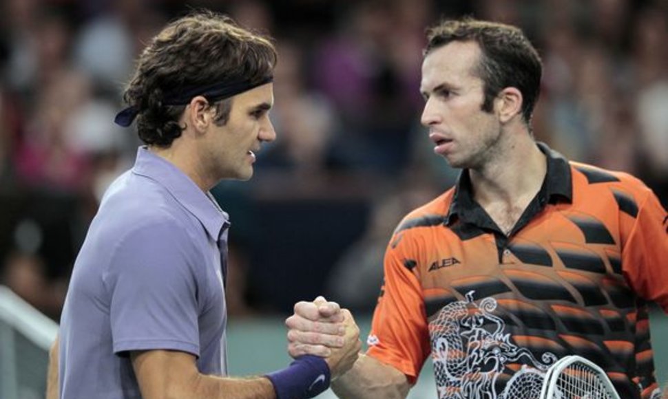 R.Federeris (kairėje) įveikė R.Štepaneką