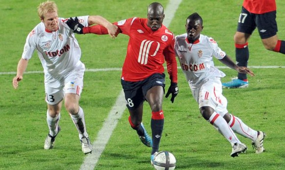 „Lille“ (raudona apranga) įveikė „Monaco“