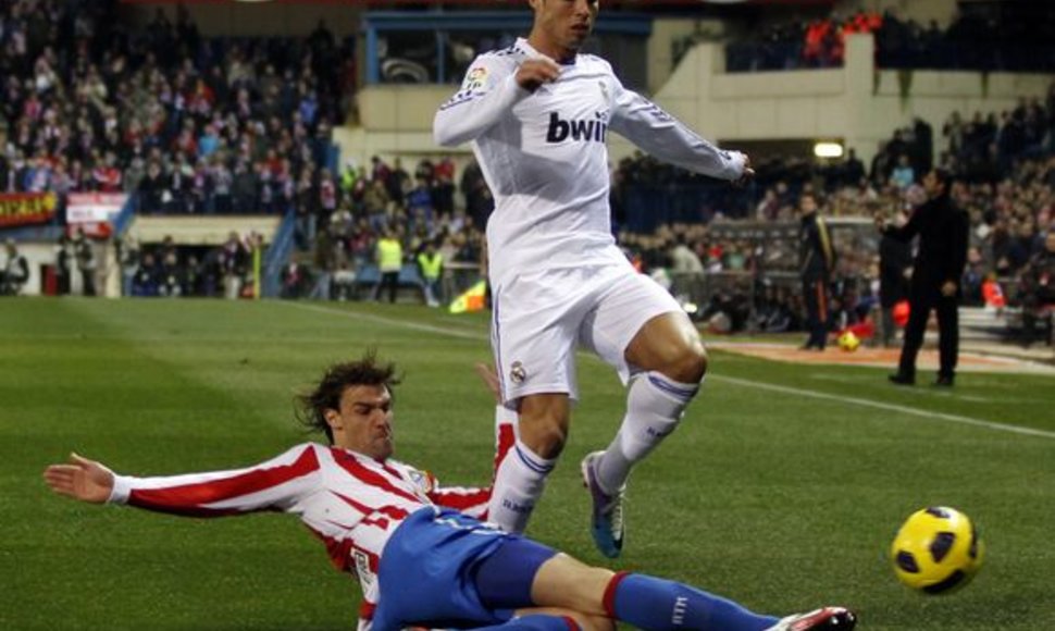 Vienintelį mačo įvartį pelnė Cristiano Ronaldo.