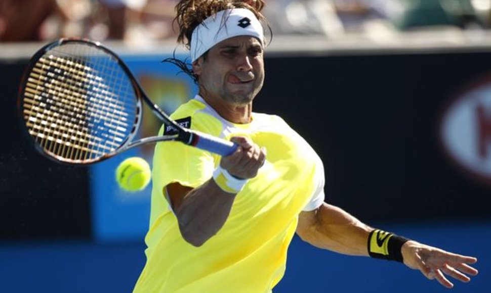 Davidas Ferreras „Australian Open“ kol kas nesutiko rimto pasipriešinimo.