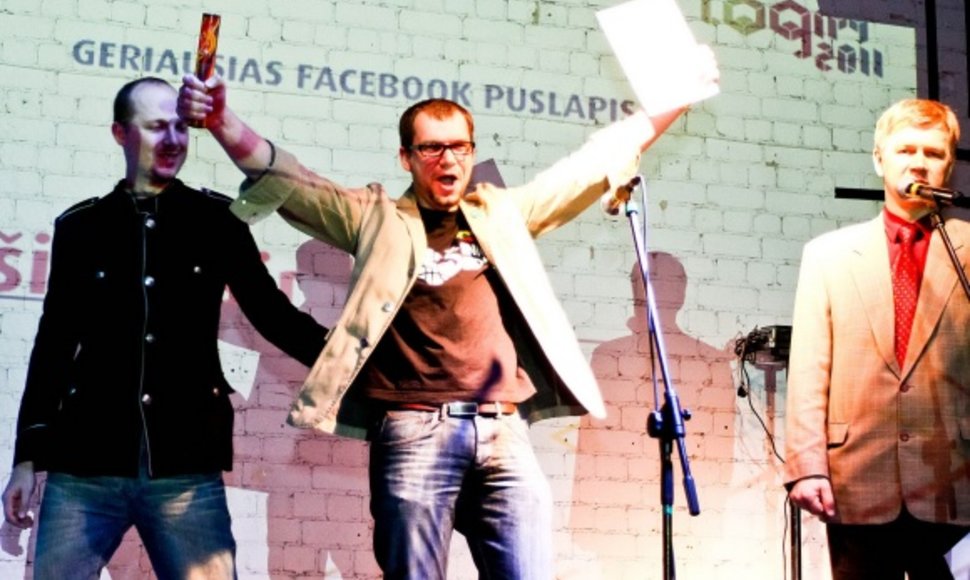 Tomas Tumalovičius triumfuoja „Login“ apdovanojimuose.
