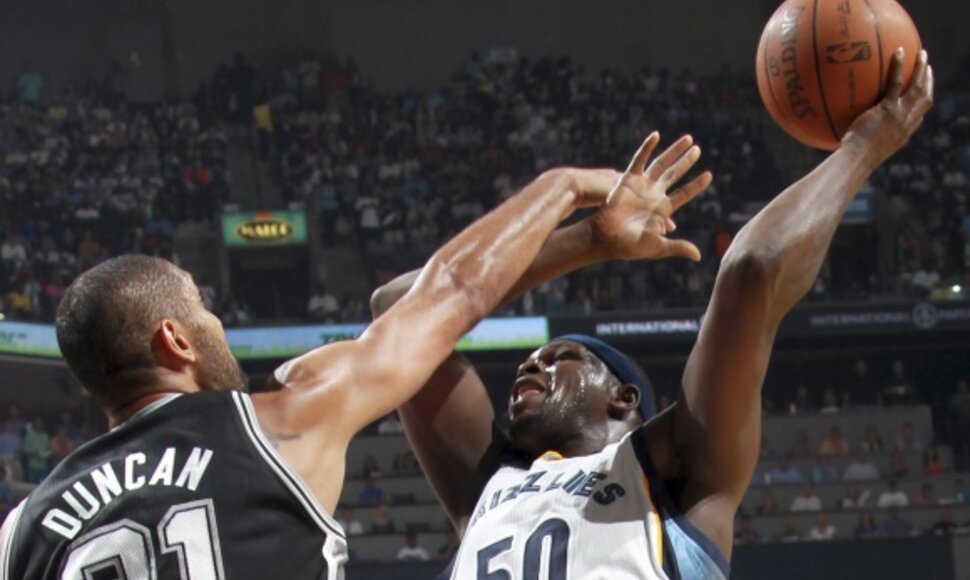 &bdquo;Grizzlies&ldquo; didvyriu tapo Zachas Randolphas.