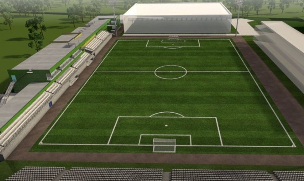LFF stadiono Vilniuje vizija – antras etapas.
