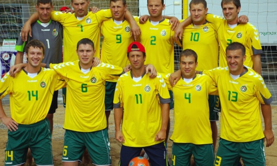 Lietuvos paplūdimio futbolo rinktinė.