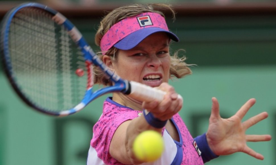 Kim Clijsters smūgis tapo interneto sensacija.