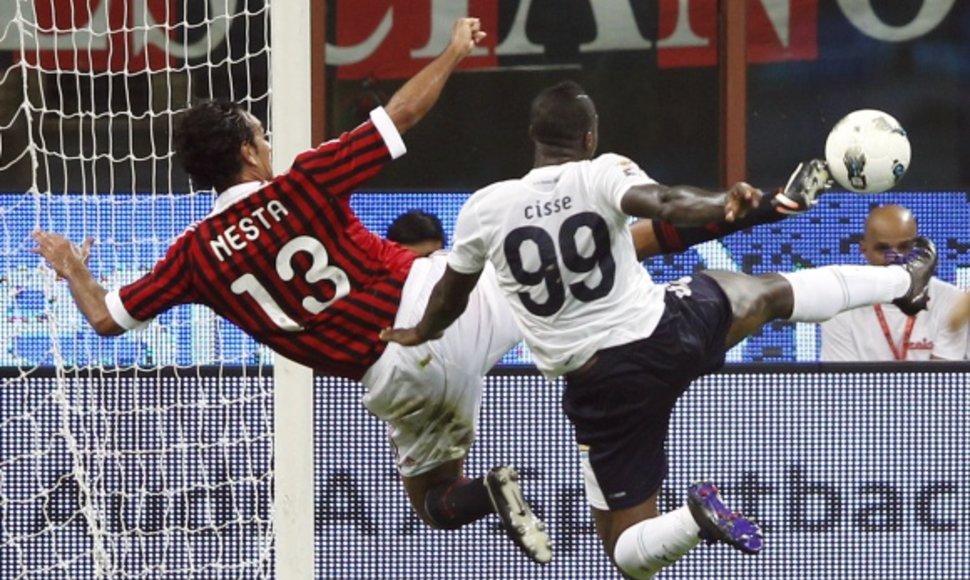 „Milan“ ir „Lazio“ dvikova.