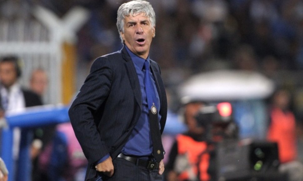 Italų spauda neabejojo, jog treneris Gian Piero Gasperinis bus atleistas