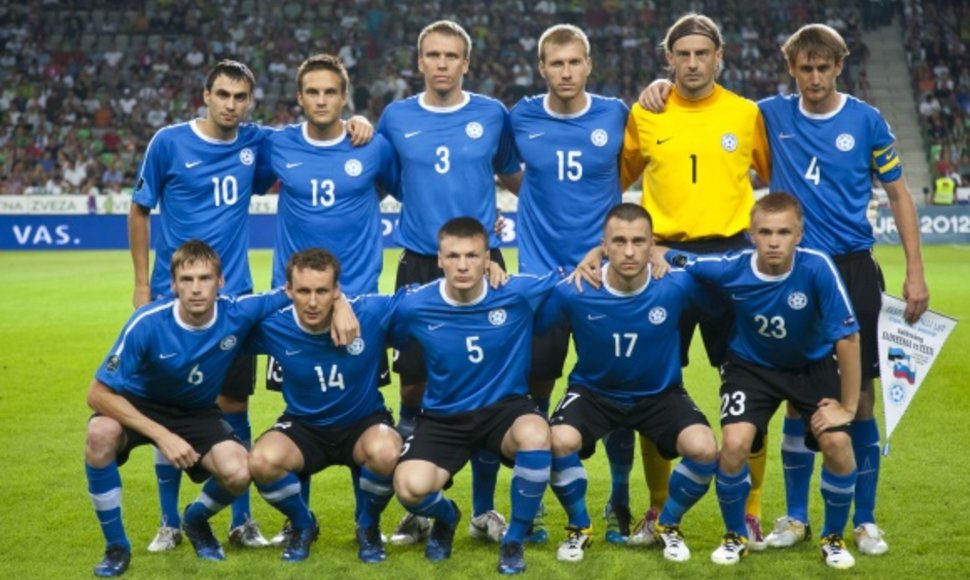 Estijos futbolo rinktinė.