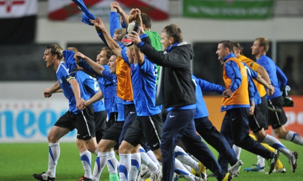 Estijos futbolo rinktinės triumfas