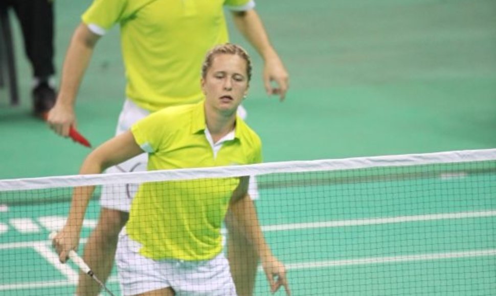 Kristina Dovydaitytė ir Tomas Dovydaitis tapo čempionais mišrių dvejetų varžybose.