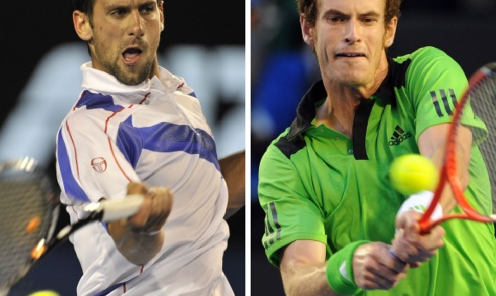 Novakas Džokovičius ir Andy Murray žais vienoje grupėje.