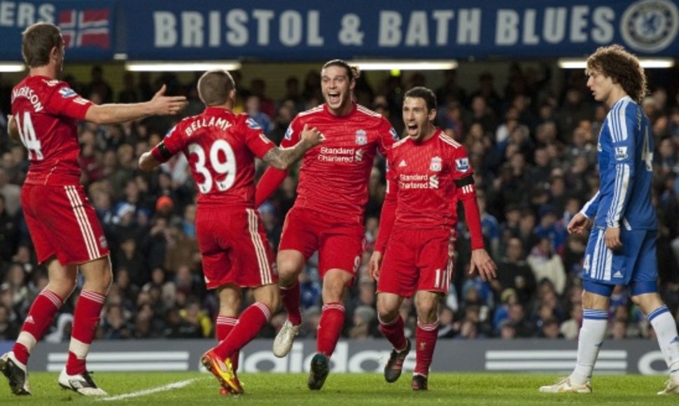 „Liverpool“ džiaugsmas dar kartą nugalėjus „Chelsea“.