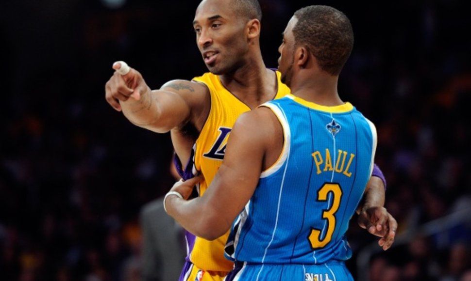 Kobe Bryantas ir Chrisas Paulas nežais vienoje komandoje.