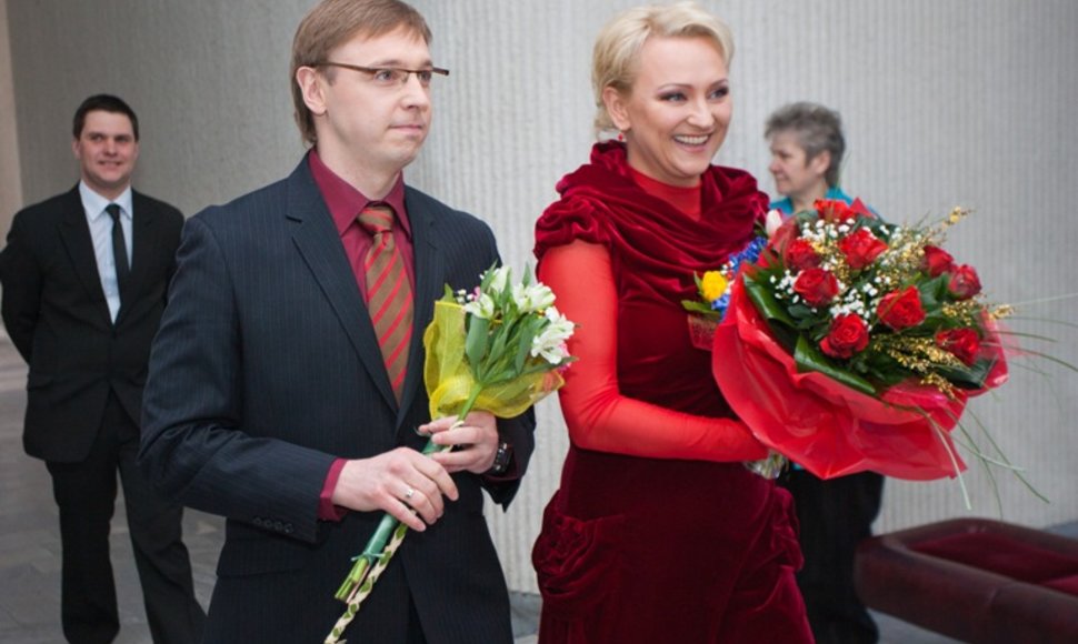 Inga Norkutė ir Aurimas Žvinys civilinę santuoką įregistravo Vilniuje.