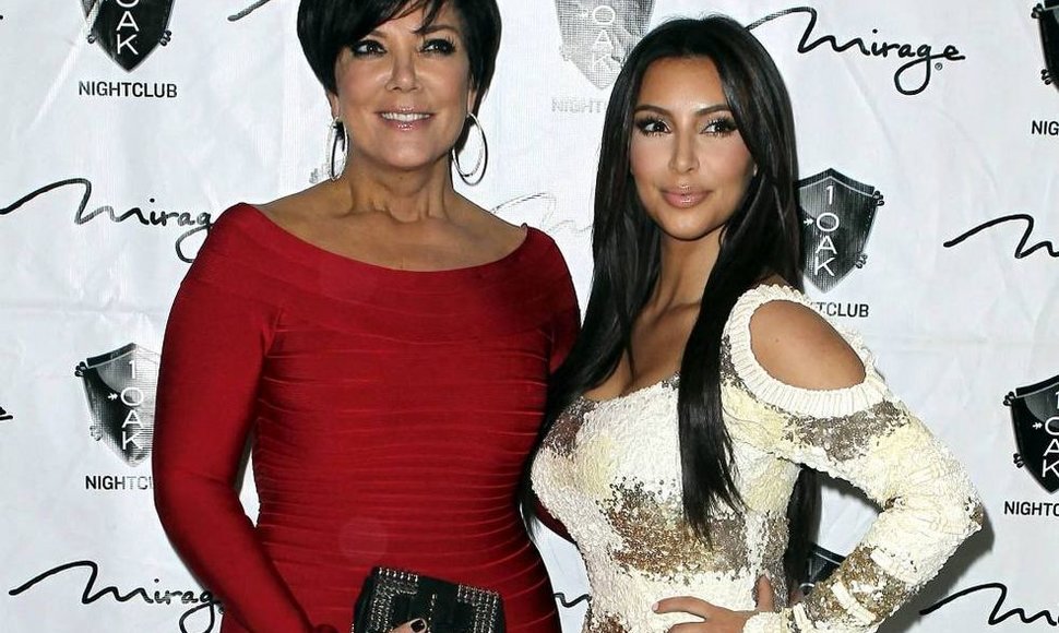 Kim Kardashian su mama Kris Jenner 