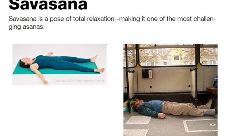 Raminančioji &bdquo;Savasana&ldquo; poza.