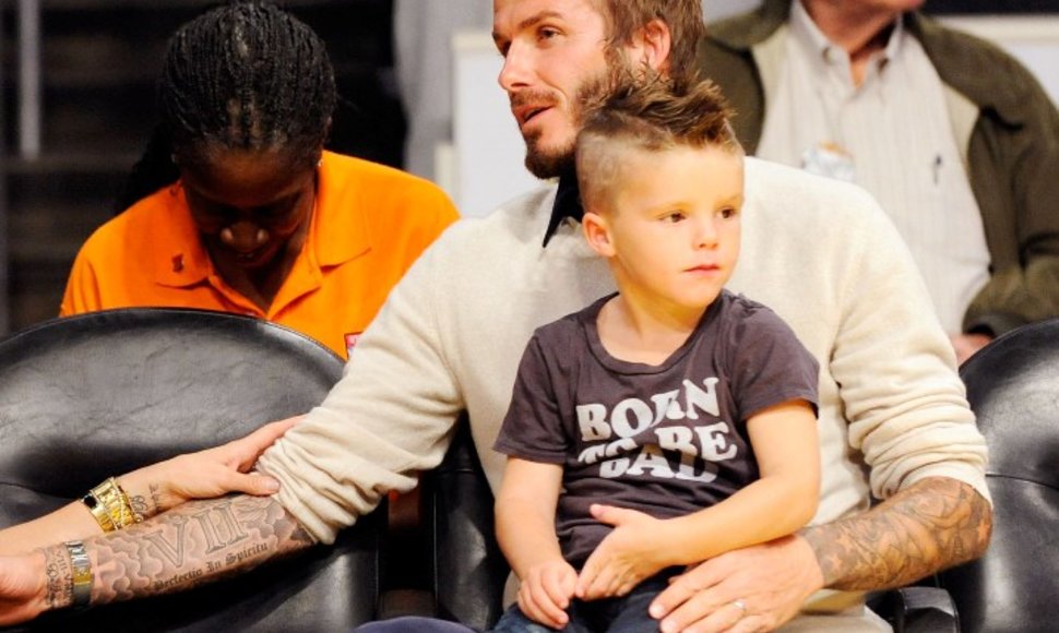 Cruzas su tėčiu Davidu Beckhamu