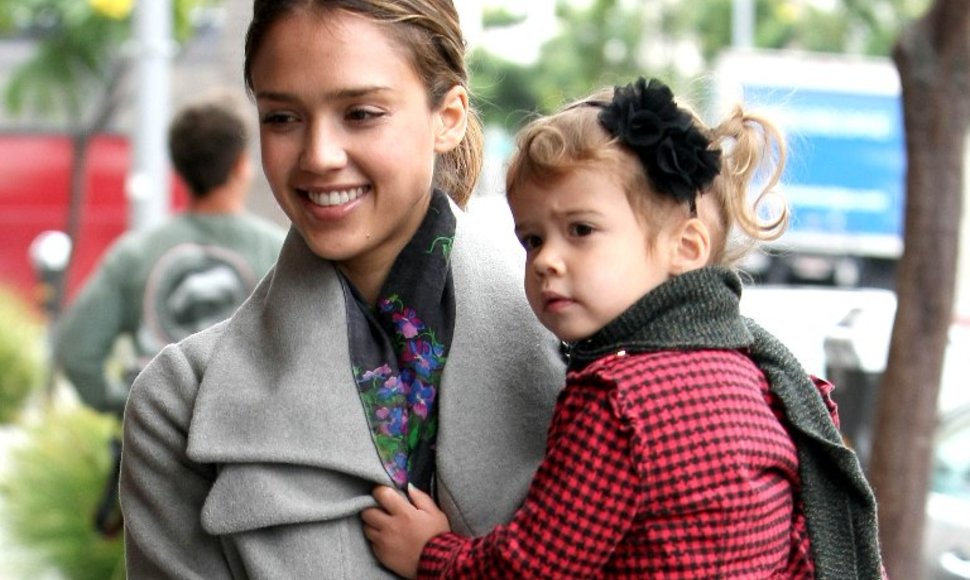 Jessica Alba su dukra Honor