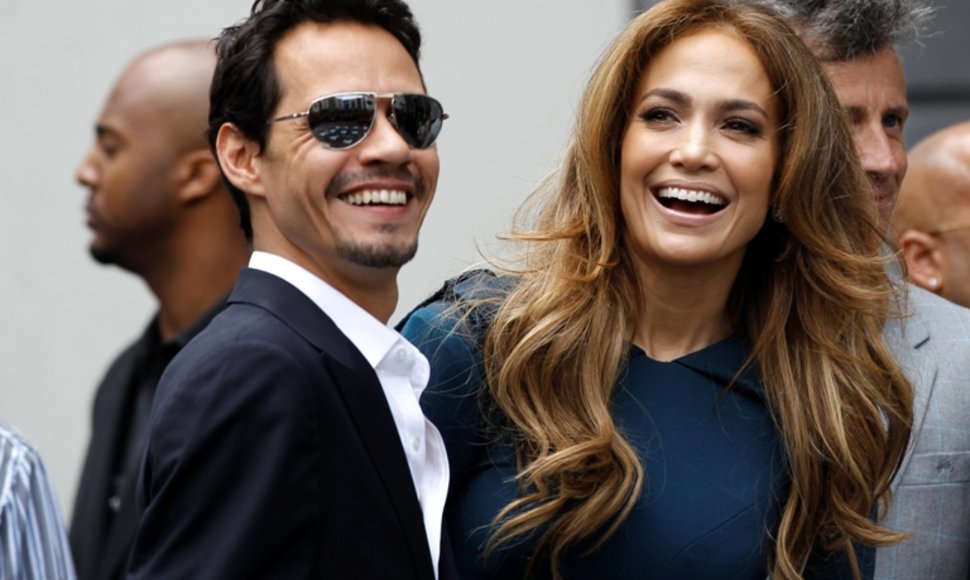 Jennifer Lopez ir Marcas Anthony