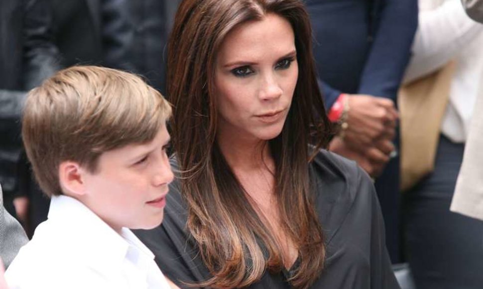 Victoria Beckham su sūnumi Brooklynu