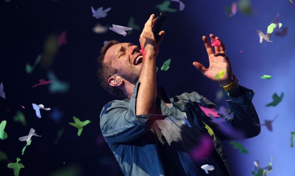 „Coldplay“ lyderis Chrisas Martinas