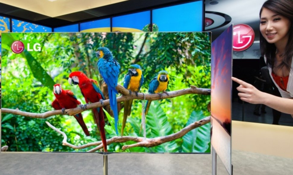 LG pristato 55 colių įstrižainės OLED televizorių
