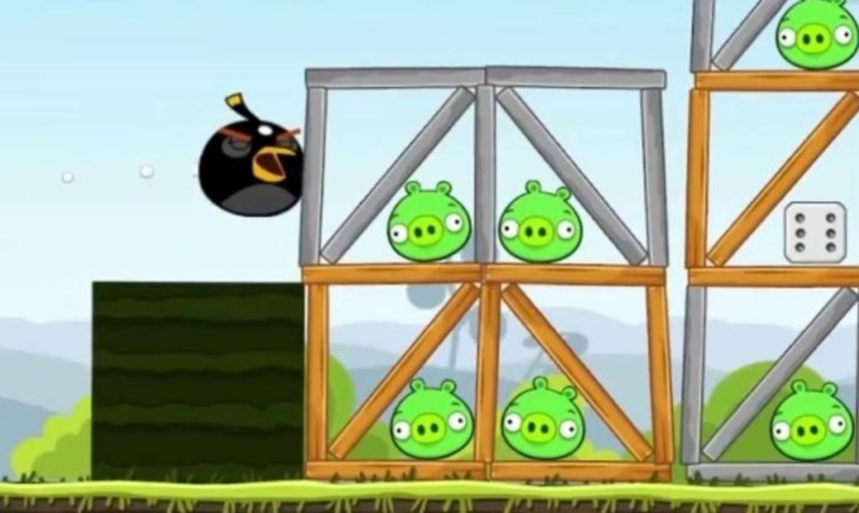 Žaidimo „Angry Birds“ kadras